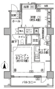 東雲キャナルコートCODAN 18-528 間取り図