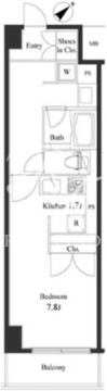 プライマル小石川 109 間取り図