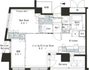 パークアクシス本郷の杜 1201 間取り図