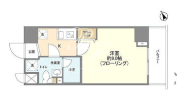 メインテラス上野 703 間取り図