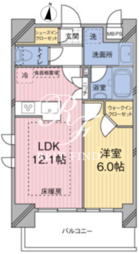 モディア代々木レジデンス 301 間取り図