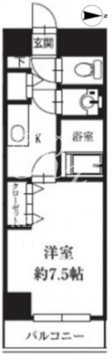 HF銀座レジデンスイースト2 1002 間取り図
