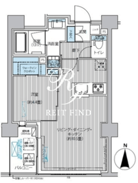 御幸レジデンス日本橋茅場町 202 間取り図