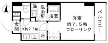 メゾン ASAKUSA G3 302 間取り図