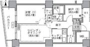 アクティ汐留 2612 間取り図