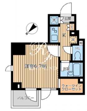 シティスパイア新川 502 間取り図