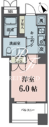 メゾンビスタ渋谷宇田川 402 間取り図