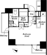 ベルファース目黒 504 間取り図 ?>