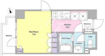 コンフォリア三田トロワ 501 間取り図