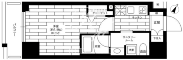 ステージグランデ日本橋人形町 506 間取り図