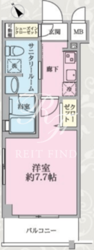 ステージグランデ日本橋人形町 1003 間取り図