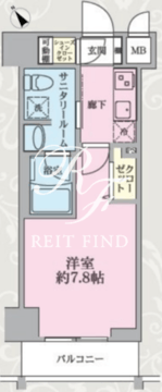 ステージグランデ日本橋人形町 605 間取り図