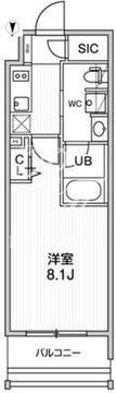 ステージグランデ日本橋人形町 801 間取り図