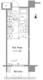 パークアクシス住吉 704 間取り図