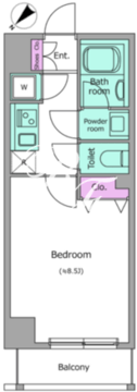 ドゥーエ西小山 501 間取り図