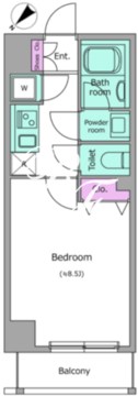 ドゥーエ西小山 402 間取り図