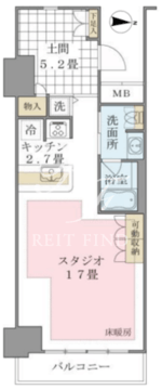 ブリリアイスト東雲キャナルコート 227 間取り図