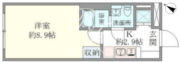 HTピア赤坂 503 間取り図