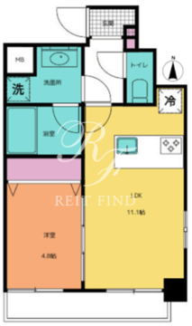 エス・ステージ蒲田 202 間取り図