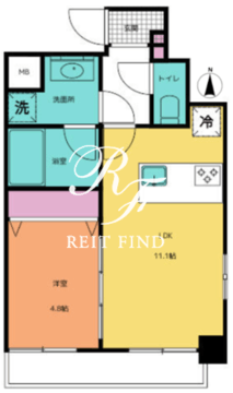 エス・ステージ蒲田 402 間取り図