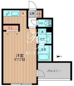 レガーロ御茶ノ水1 504 間取り図