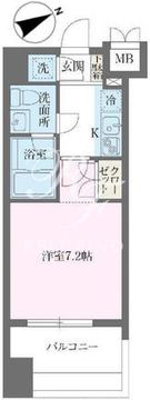 パシフィックレジデンス芝一丁目 505 間取り図