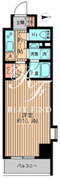 レガーロ御茶ノ水2 407 間取り図