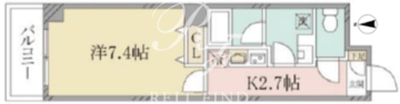 a LATO KINSHICHO 402 間取り図