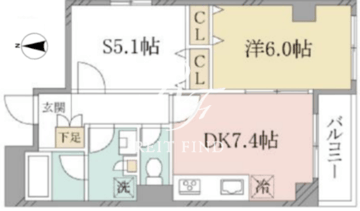 a LATO KINSHICHO 602 間取り図