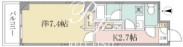 a LATO KINSHICHO 302 間取り図