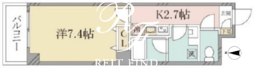 a LATO KINSHICHO 201 間取り図