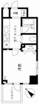 プライムアーバン飯田橋 607 間取り図
