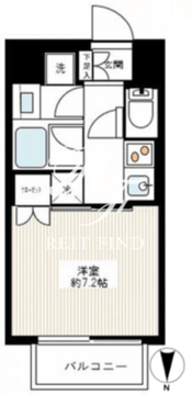 サンウッド錦糸町フラッツ 507 間取り図