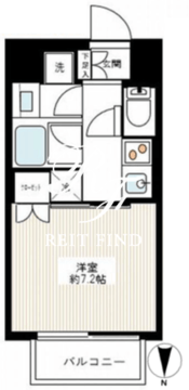 サンウッド錦糸町フラッツ 907 間取り図