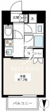 サンウッド錦糸町フラッツ 805 間取り図