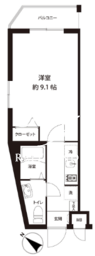 レオーネ馬込 504 間取り図