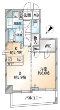 オーキッドレジデンス千代田岩本町 901 間取り図