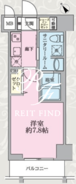 ステージグランデ日本橋人形町 404 間取り図
