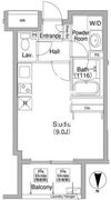 コンフォリア銀座イースト 503 間取り図