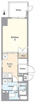 ヴェルデ東日本橋 705 間取り図