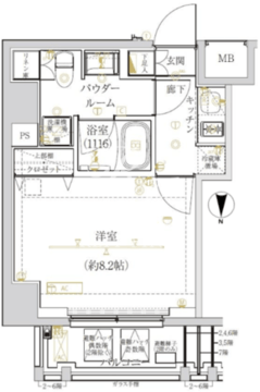 アルテシモノルガ 301 間取り図