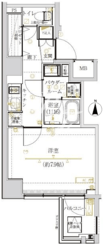 アルテシモノルガ 203 間取り図