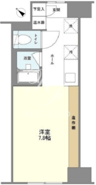ローズウッド・ハイツ門前仲町 1108 間取り図