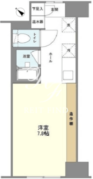 ローズウッド・ハイツ門前仲町 1308 間取り図