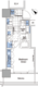 パークハビオ赤坂タワー 1611 間取り図