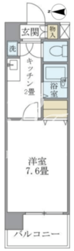 イーストコート芝 503 間取り図