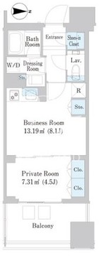 シティタワー銀座東 318 間取り図