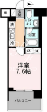 カスタリア大森3 309 間取り図