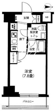 アイルイムーブル亀戸 502 間取り図