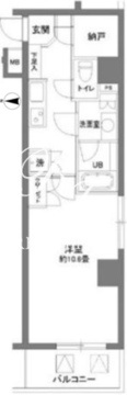 カスタリア大塚2 403 間取り図